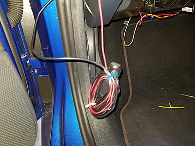 How to Hardwire a dashcam in Mk3 Octy, in 50 easy steps-23-connect-dashcam-pmp-output-socket-neaten-excess-wire-jpg