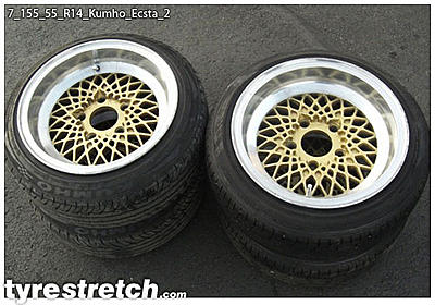 My mk2's-7-0_155_55_r14_kumho_ecsta_2-jpg